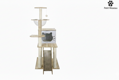 🐱 Arbre à Chat "Horizon" – Détente & Observation (120 cm)